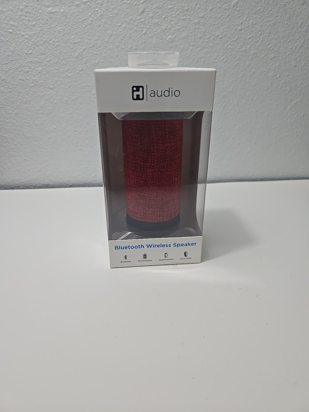iHome Audio Red Bluetooth Wireless Speaker